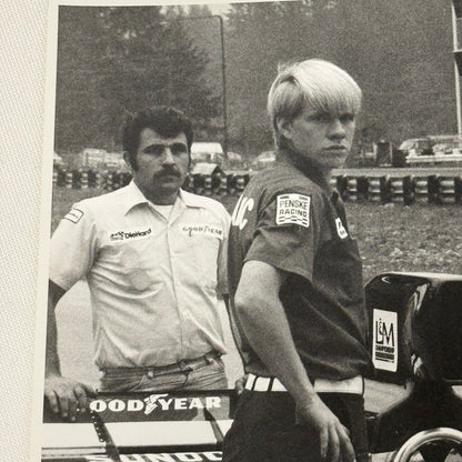 Mark Donohue Vintage Racing Photo F5000 Lola Car 1973 Modern Print