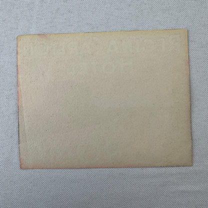Vintage Hotel Travel Luggage Label Regina Carlton Hotel Roma Rome Italy Italian