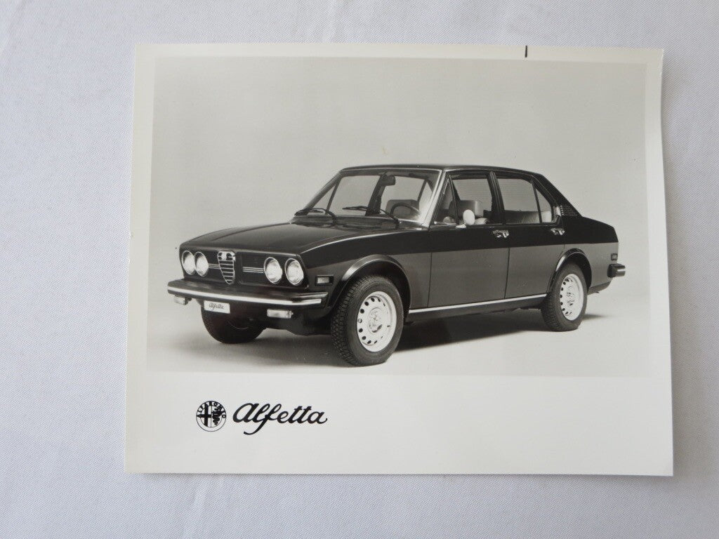 1975 Alfa Romeo Press Kit Alfetta Spider GT French Canadian Brochure