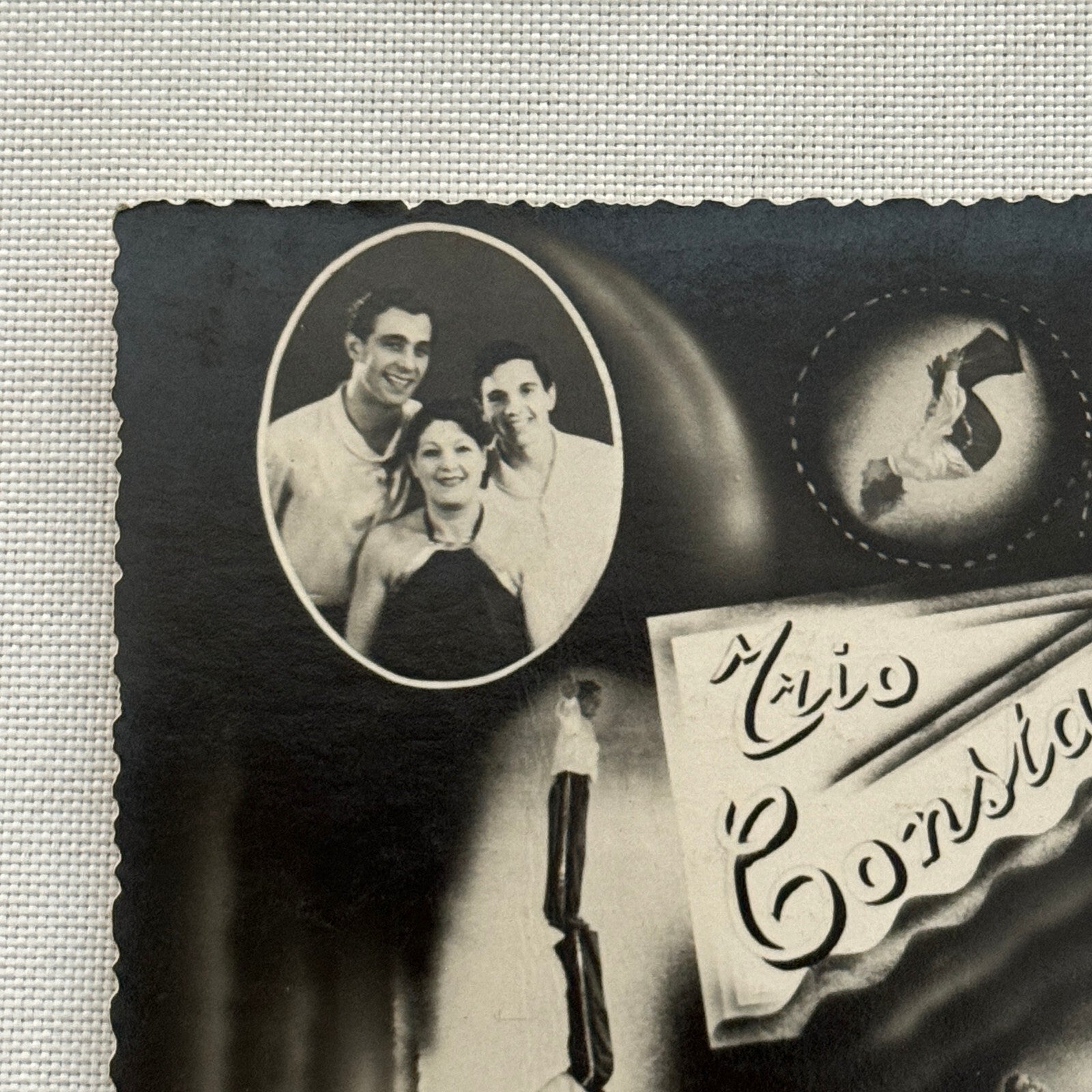 Vintage Circus Act Postcard Post Card Acrobatic Acrobat Tumbling Act