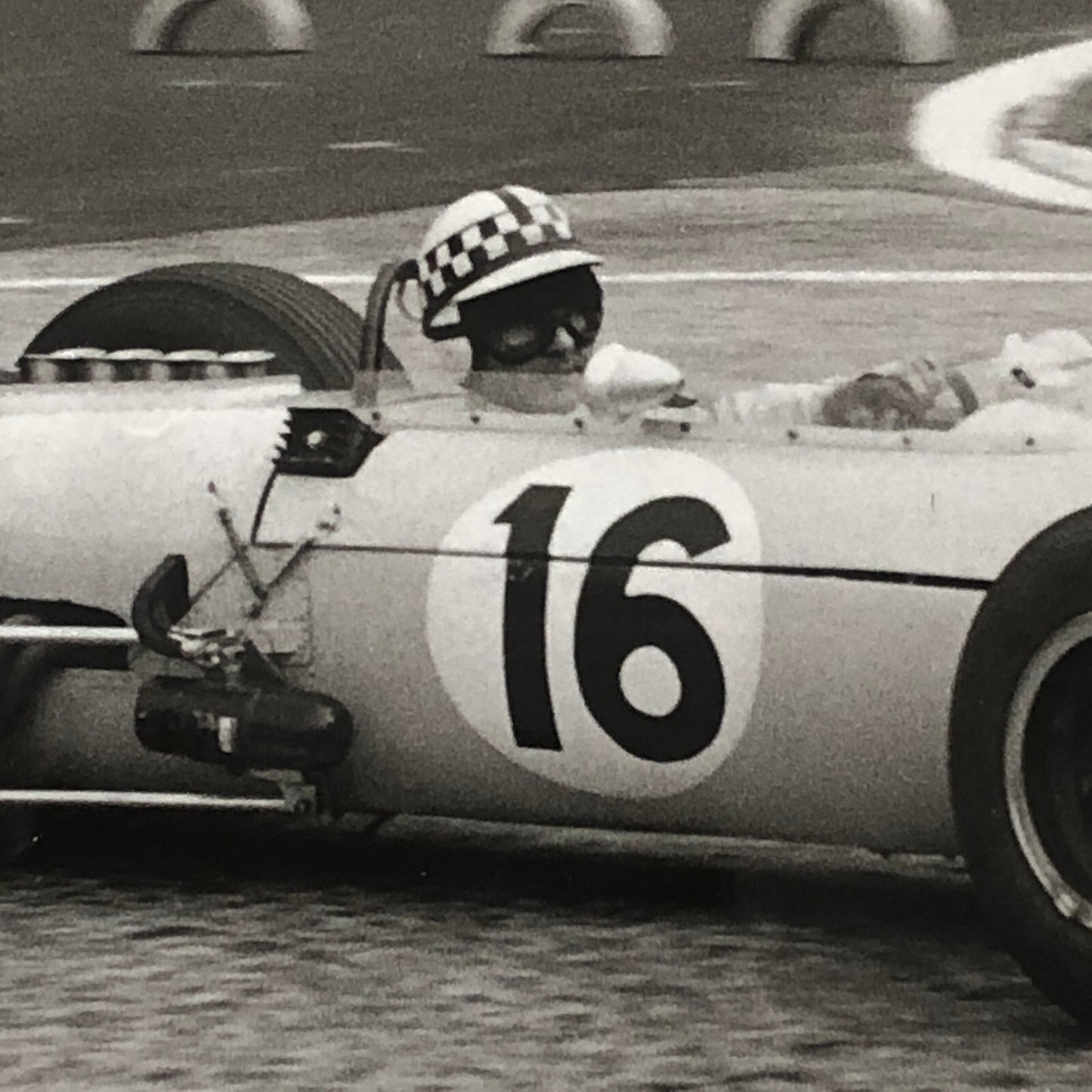 Innes Ireland Grand Prix Racing Car Driver Photo Photograph Print Gunther Molter
