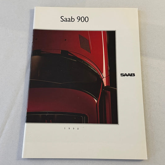 1990 Saab 900 Car Sales Brochure Catalog Saab 900 Cabriolet Turbo Aero SWEDISH