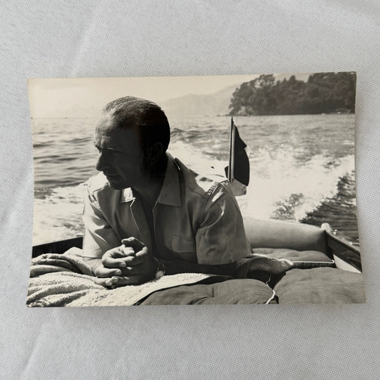 Juan Manuel Fangio Retirement Vacation Holiday Italian Press Photo F1 Racing