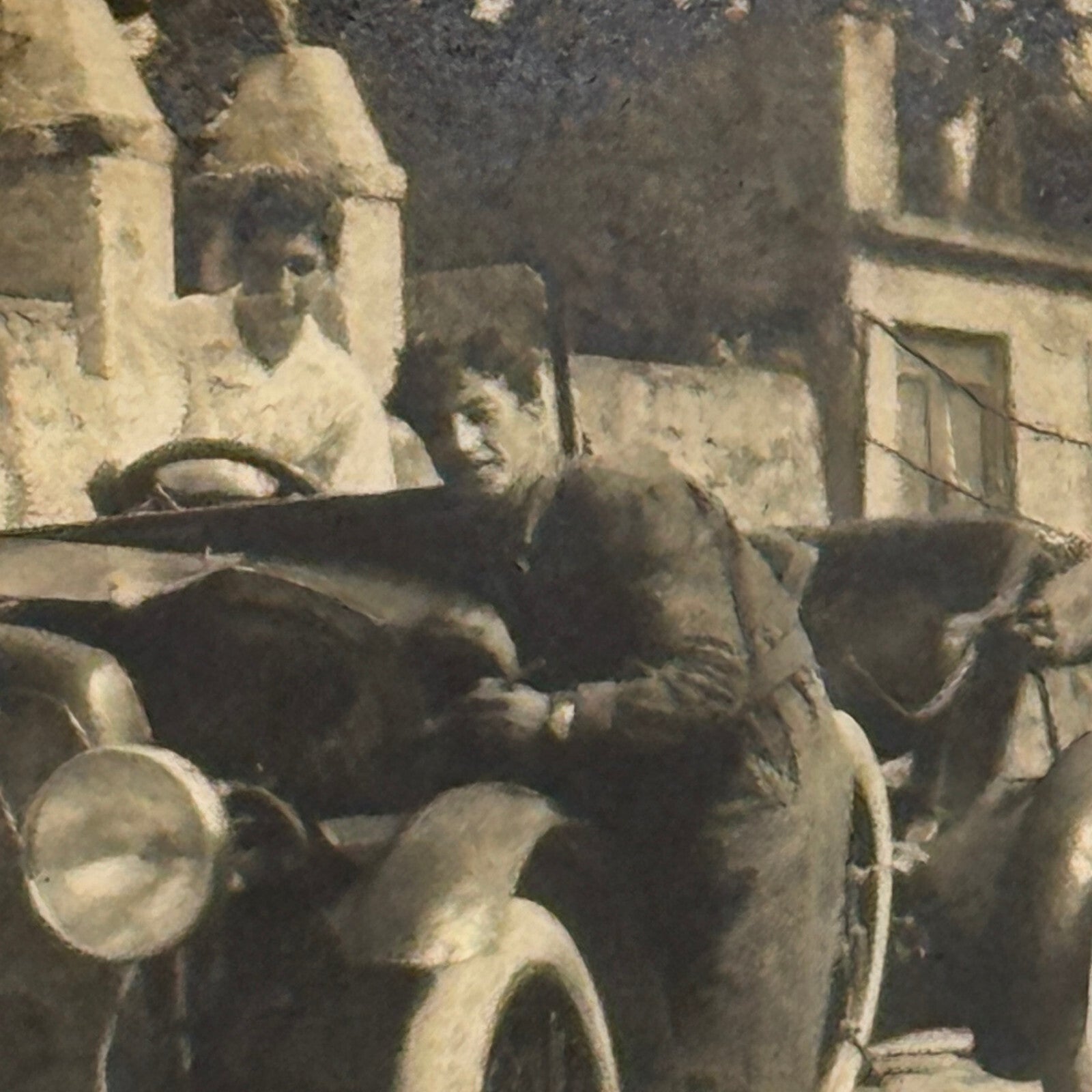 Vintage Photograph Photo Early Antique Car Automobile 1919