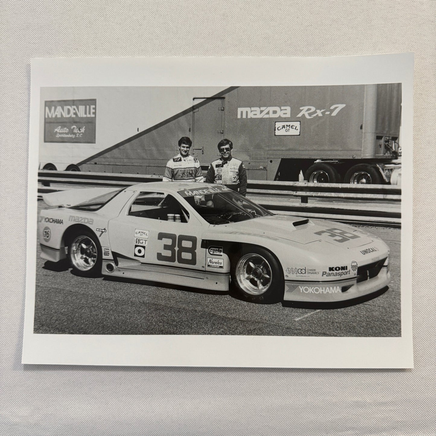 1986 Mazda RX-7 Racing Press Kit Brochure Photos Camel GT