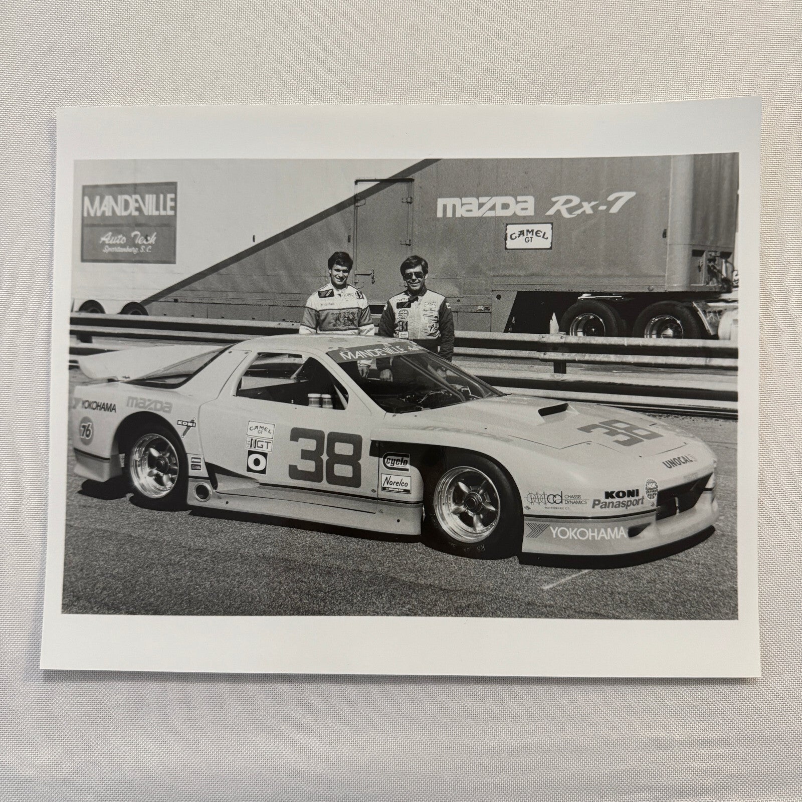 1986 Mazda RX-7 Racing Press Kit Brochure Photos Camel GT