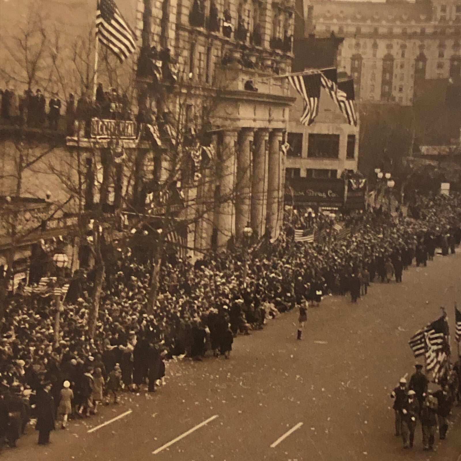 Press Photo Photograph President Franklin Roosevelt Inauguration Parade FDR 1933