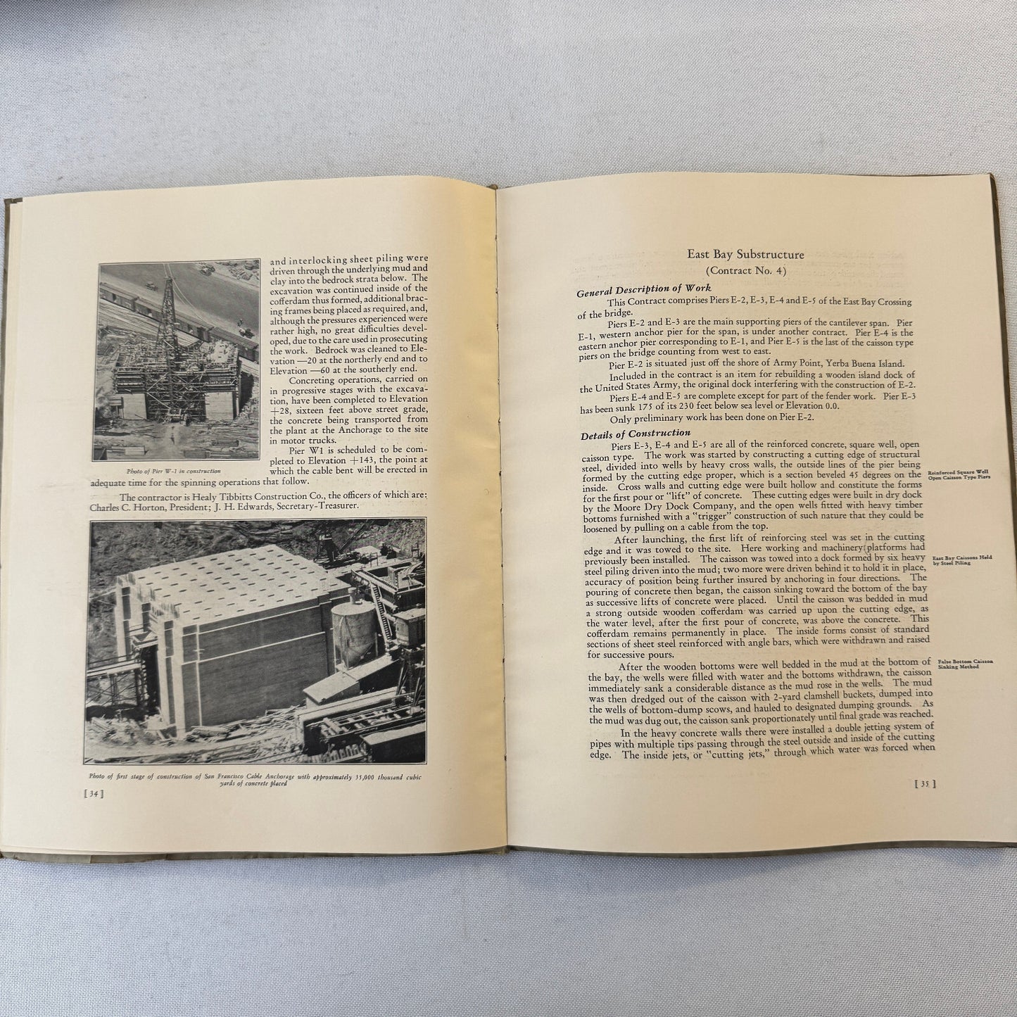 San Francisco Oakland Bay Bridge Annual State Report Book Lot 6x 1934 - 1939