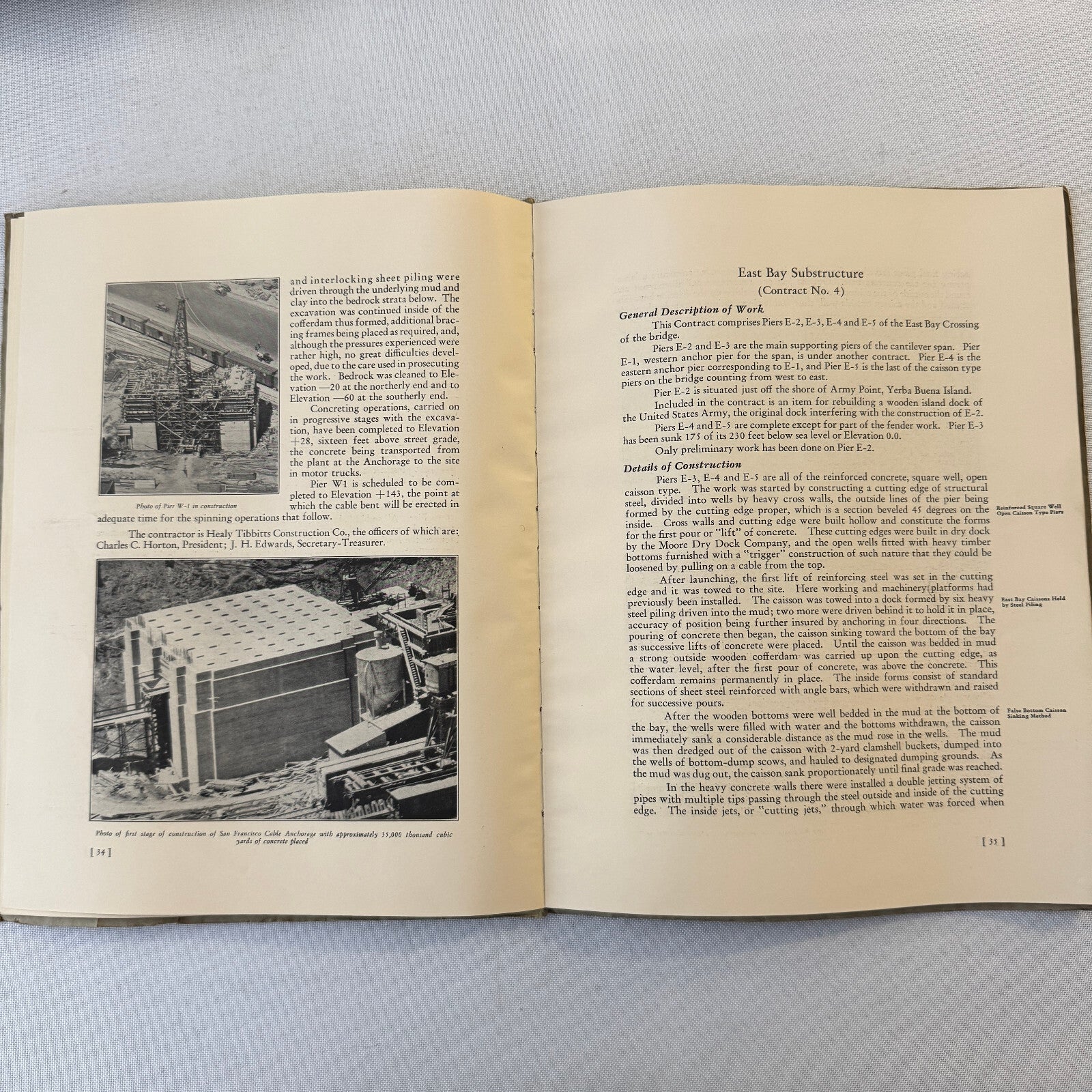 San Francisco Oakland Bay Bridge Annual State Report Book Lot 6x 1934 - 1939