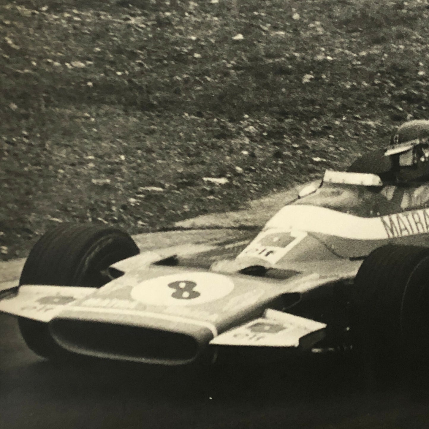 Vintage Racing Car Photo Photograph Print Henri Pescarolo Matra Car 