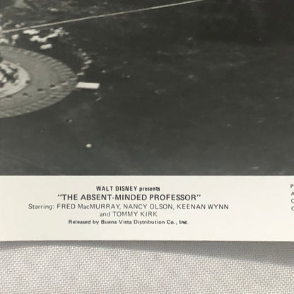 Walt Disney The Absent Minded Professor Press Photo Photograph