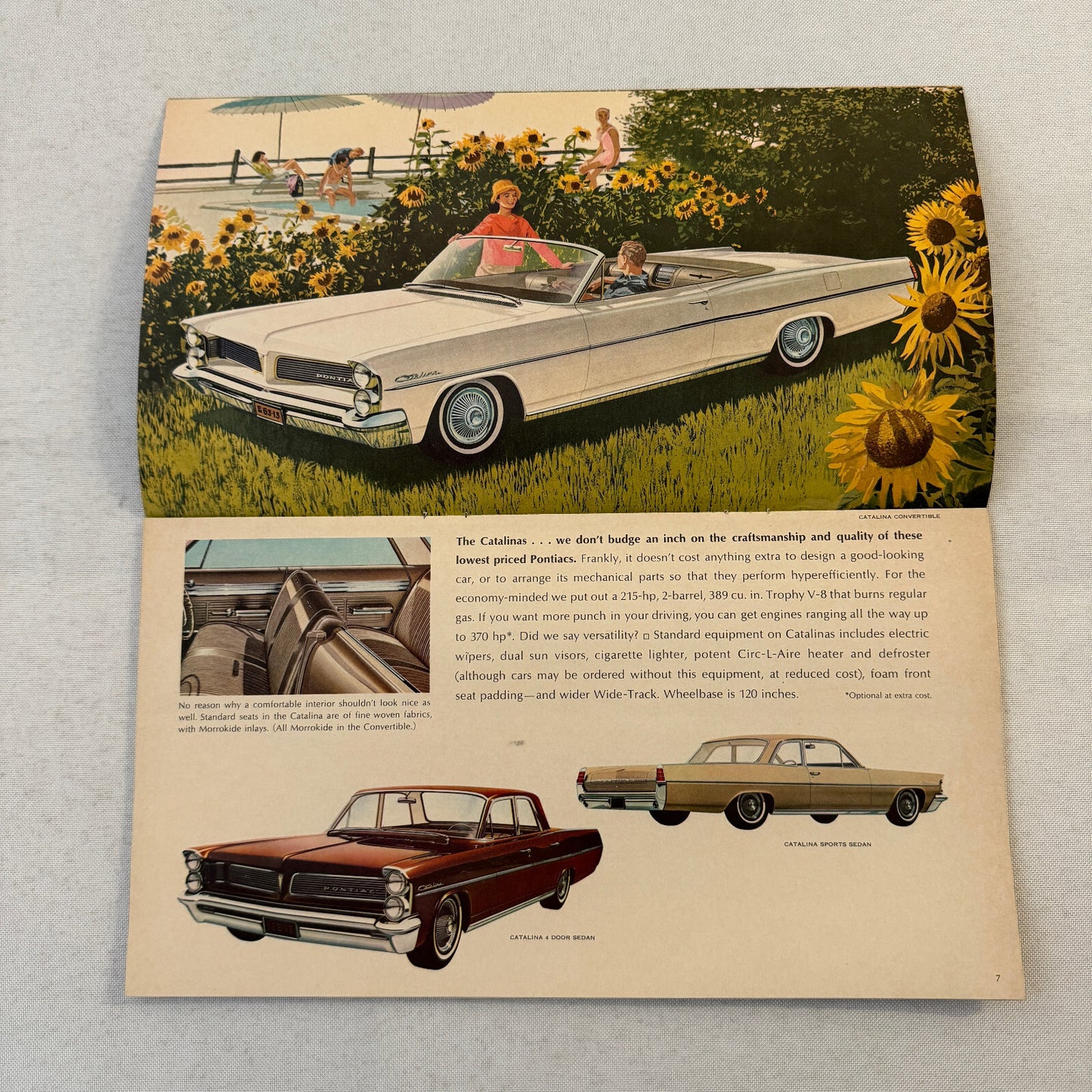 1963 Pontiac Sales Brochure Catalog Bonneville Star Chief Catalina Grand Prix