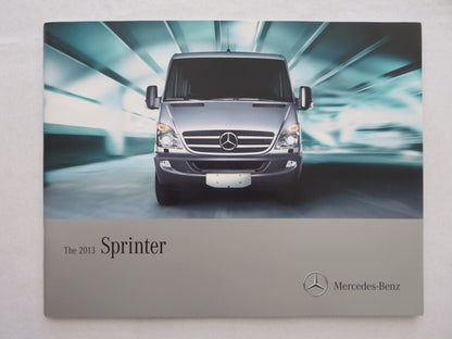 2013 Mercedes Sprinter Van Sales Brochure Catalog Advertising 