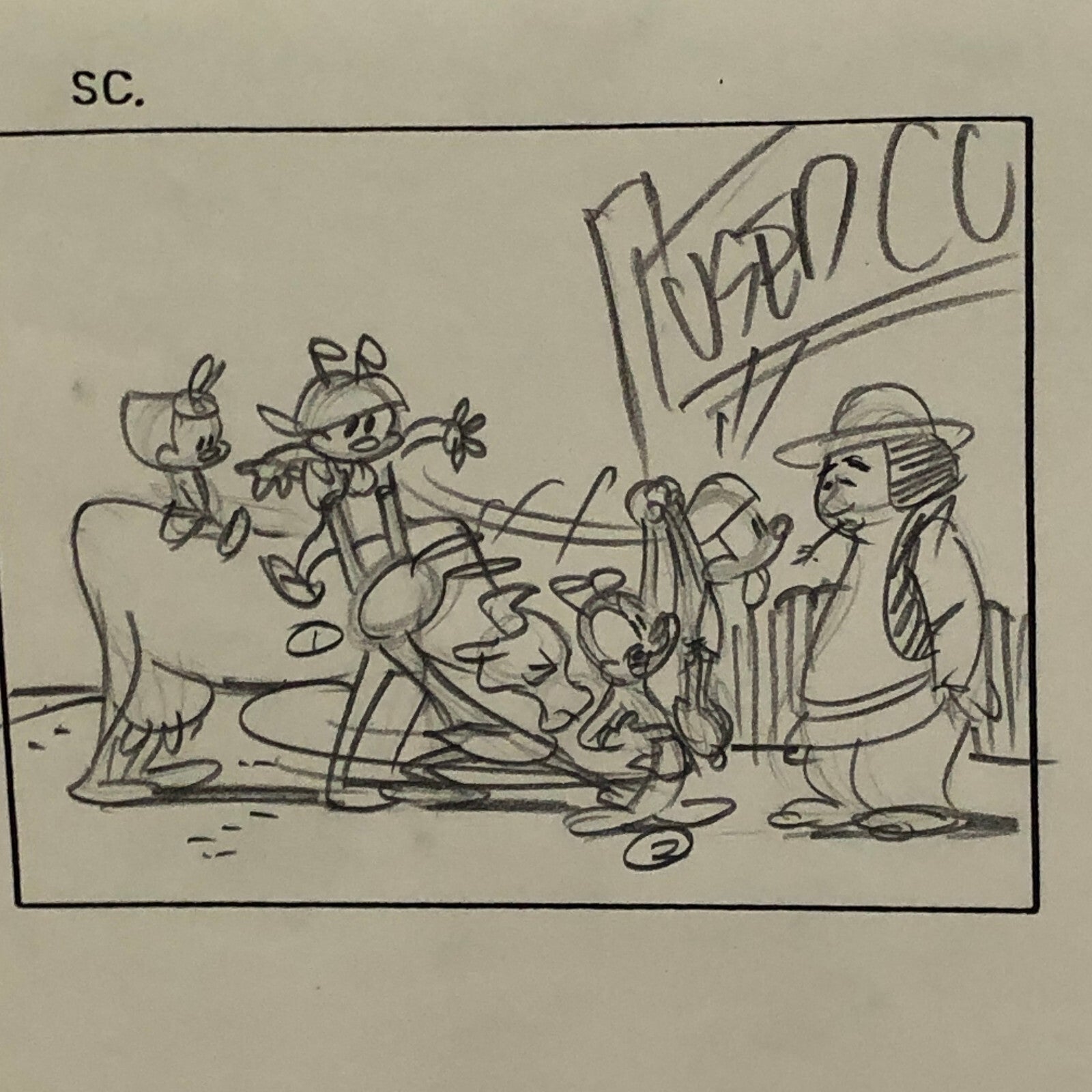 ANIMANIACS Animation Storyboard Illustration Drawing Sketch Story Board Art