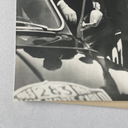 1963 Eric Carlsson Saab Monte Carlo Rallye Rally Driver Press Photo Photograph 