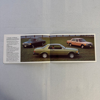 1979 Mercedes Benz Diesel Car Sales Brochure Catalog 240D 300D 300TD Wagon 300SD