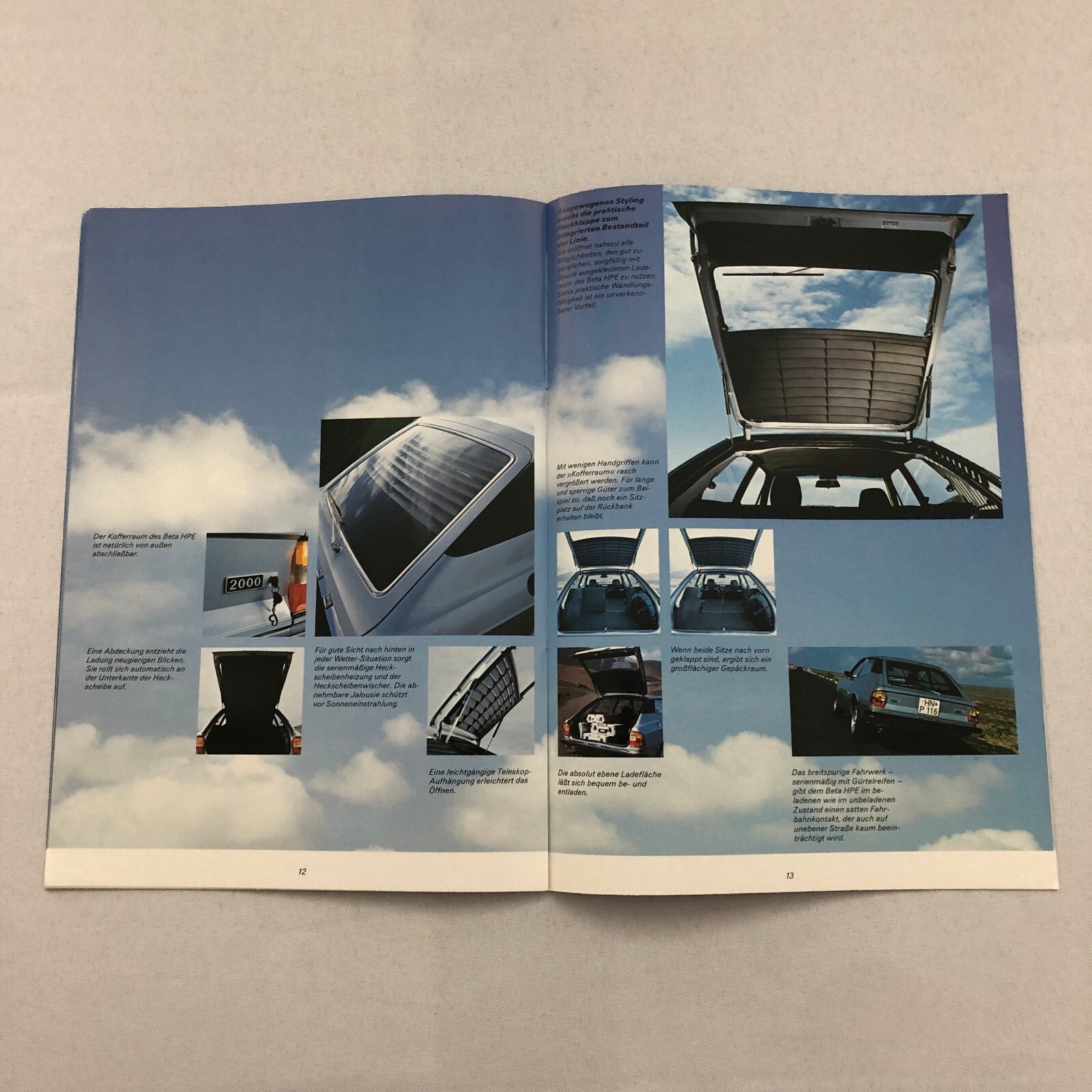 Lanica Beta HPE Car Sales Brochure Catalog Prospekt German Text European Market