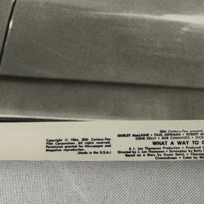 Vintage Movie Still Press Photo Photograph What a Way to Go Robert Mitchum 1964