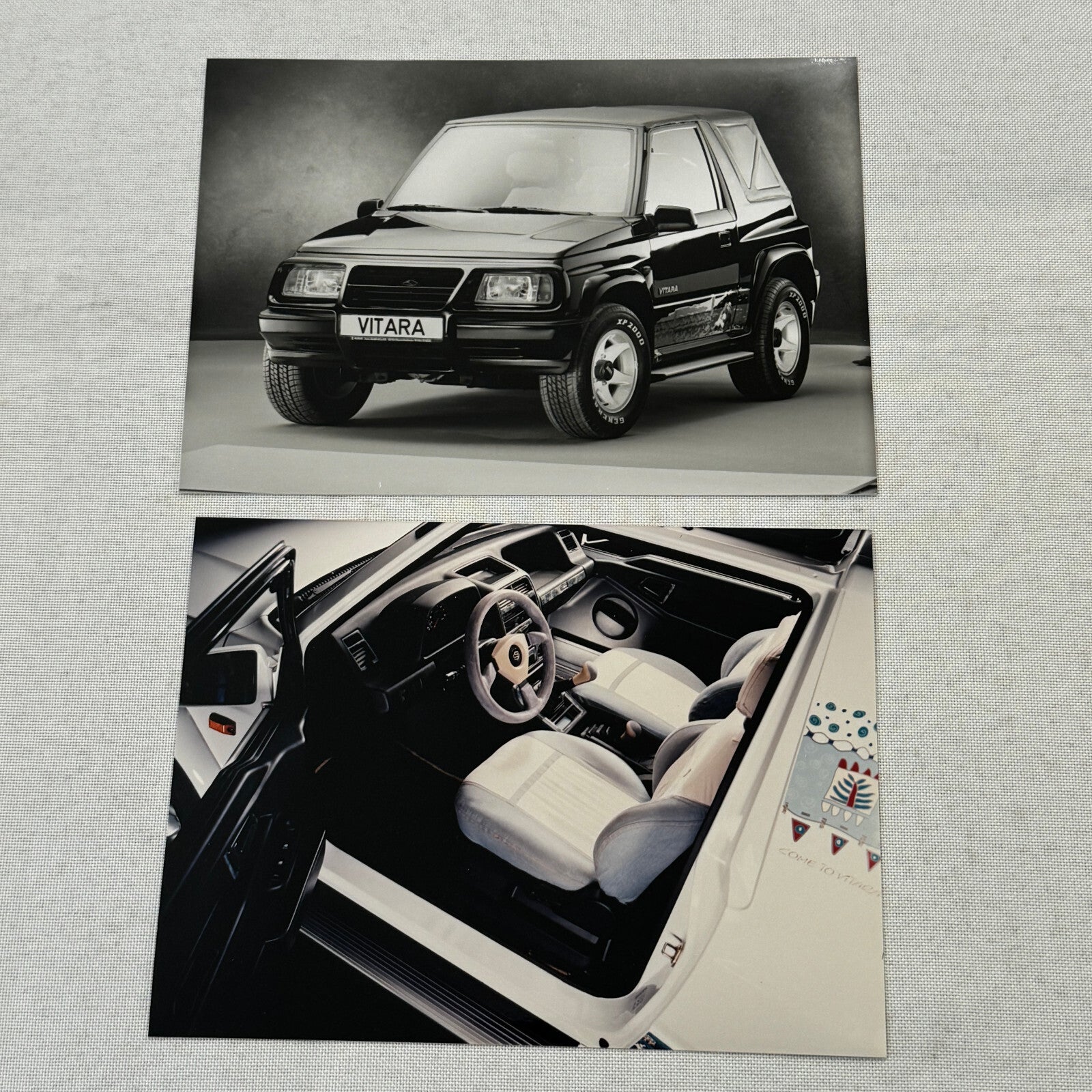 1995 Suzuki Vitara Press Kit German Text European Market Brochure Photos