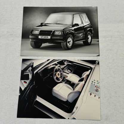 1995 Suzuki Vitara Press Kit German Text European Market Brochure Photos