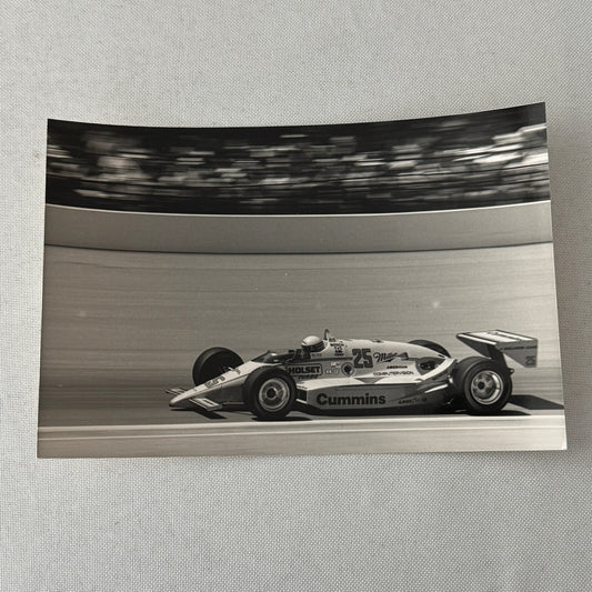 1987 Indy Racing Photo Photograph Print Al Unser Sr March Cosworth Car