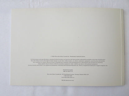 2007 Mercedes M Class Sales Brochure Catalog