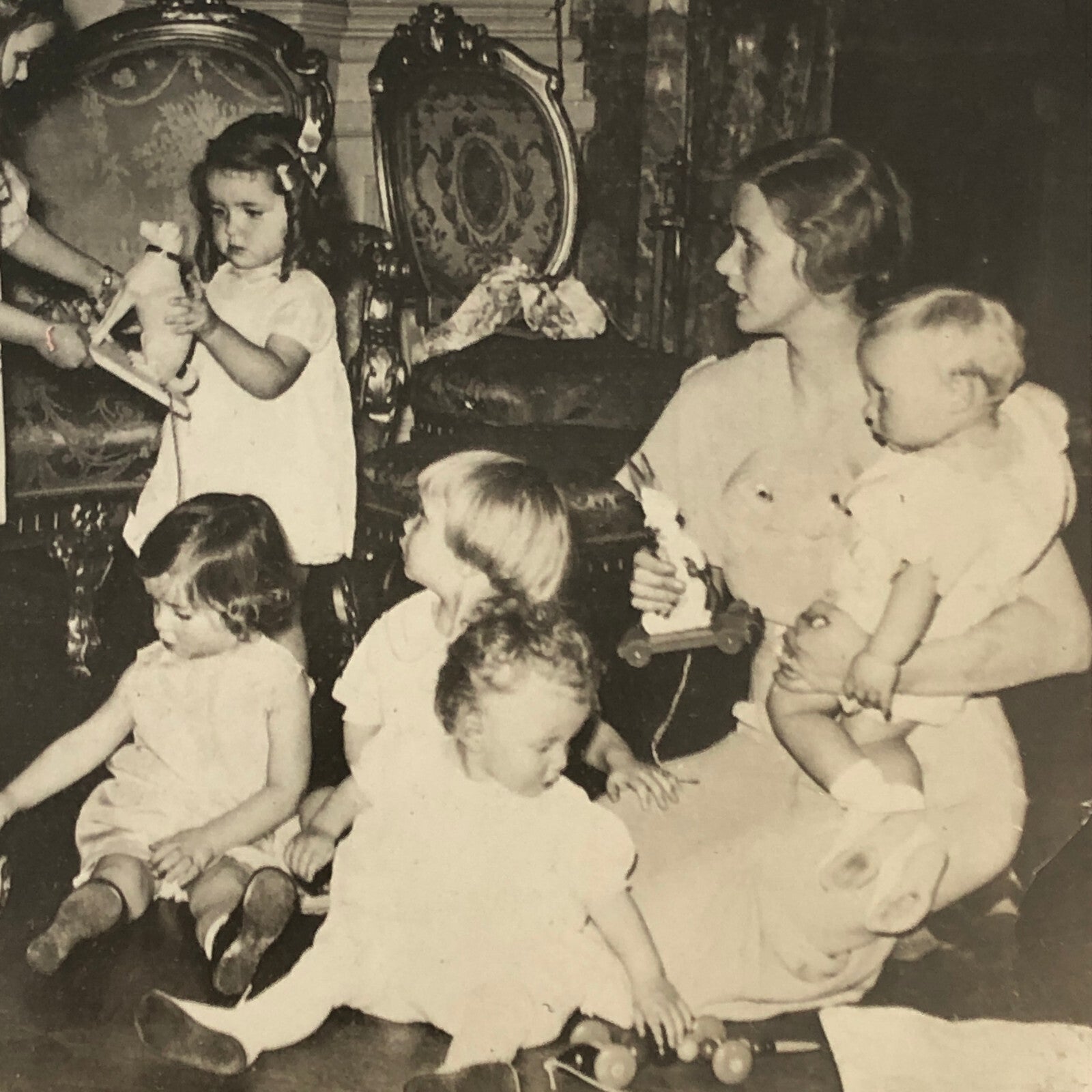 Press Photo Photograph President Franklin Roosevelt Grand Daughter Birthday 1933