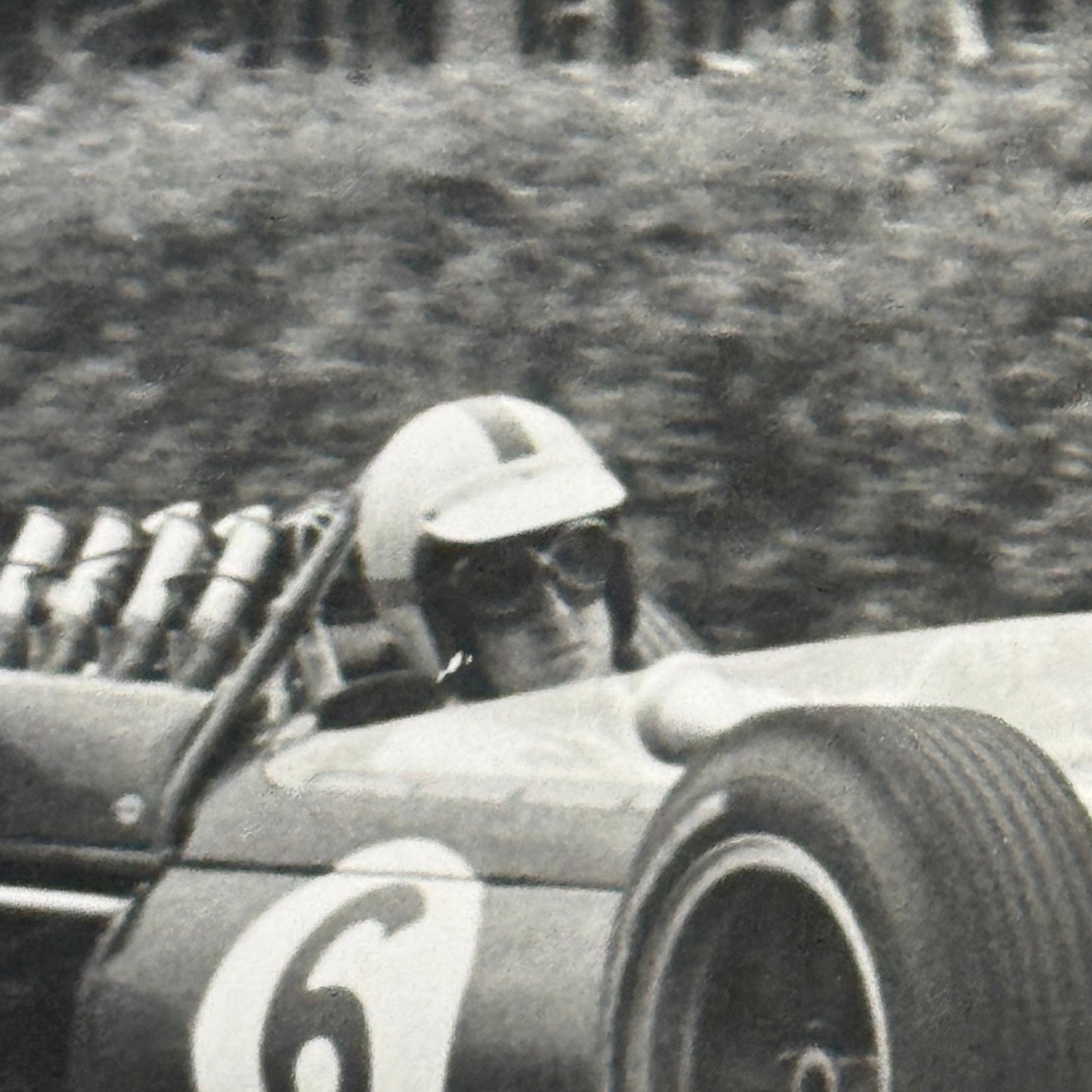 Vintage Racing Photo Photograph Denny Hulme Brands Hatch Grand Prix 1966 Brabham