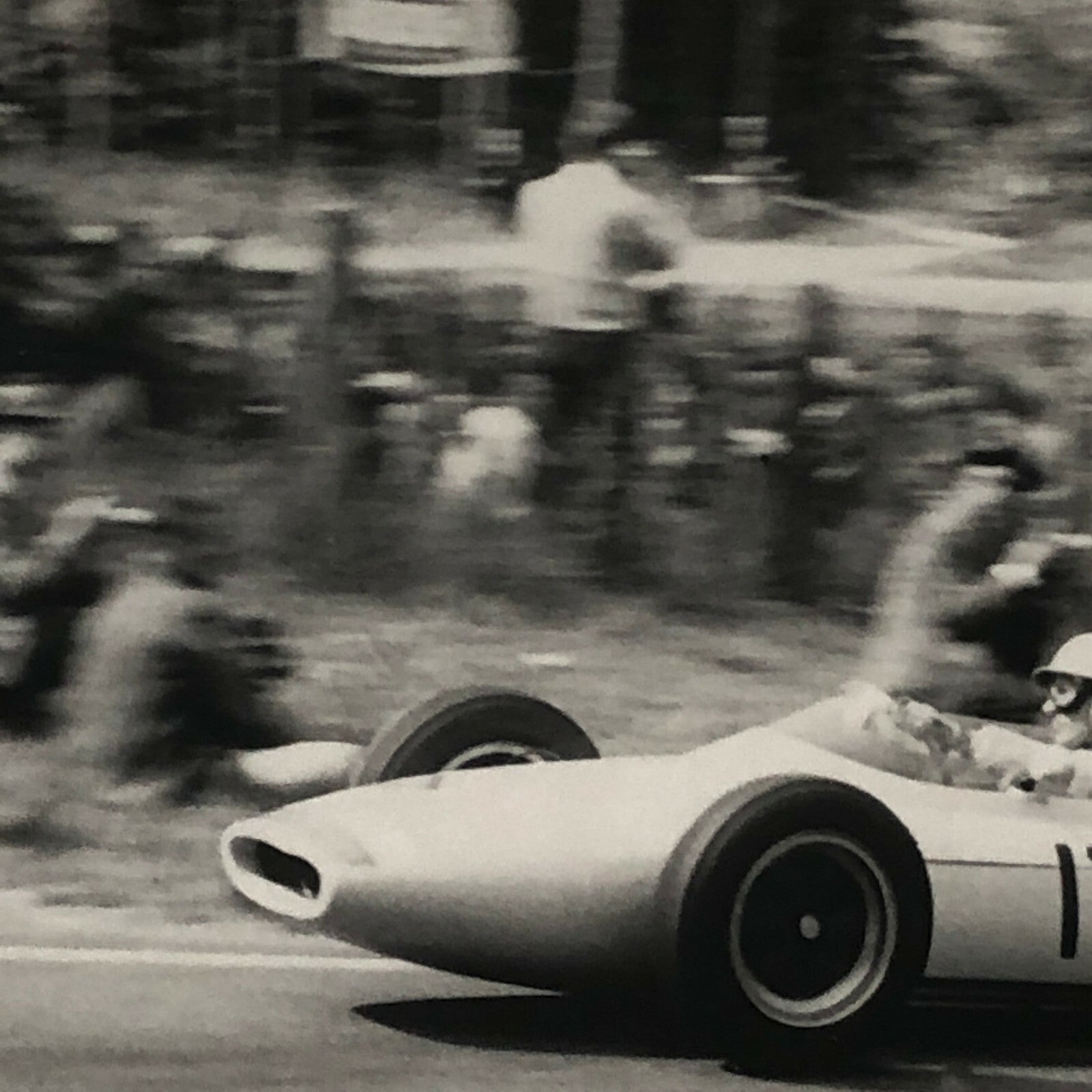 Vintage Racing Photo Photograph Stirling Moss Lotus Car 1967 Fred Gysler 
