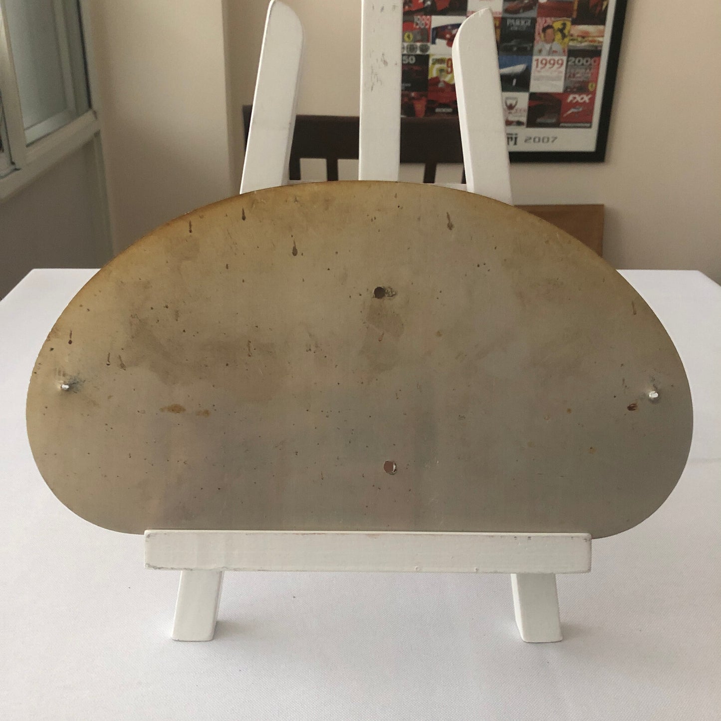 1965 Radio Rallye Car Rally Participant Plate w/ Martini Ad