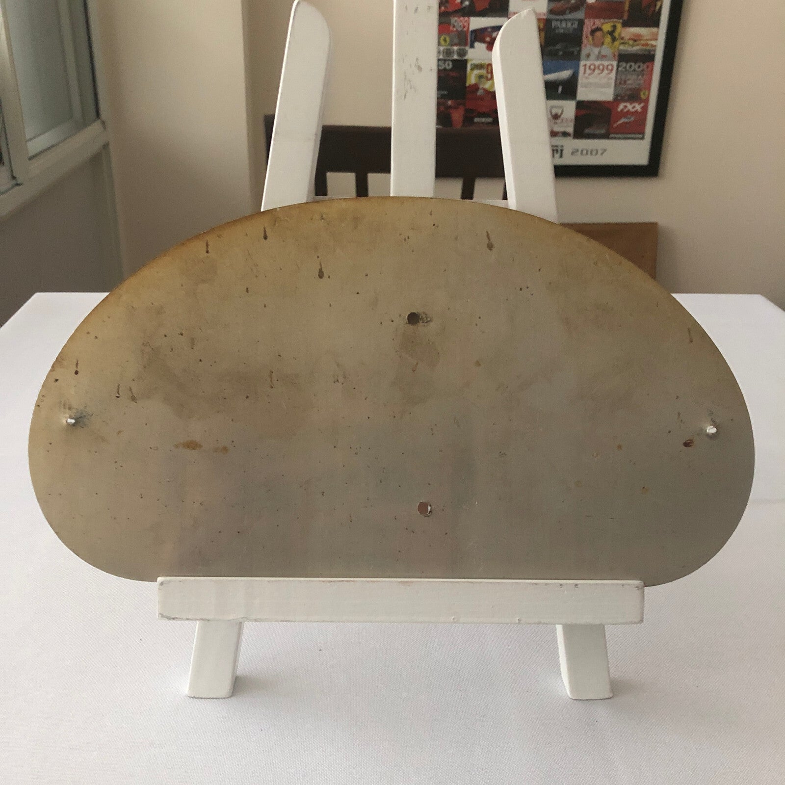 1965 Radio Rallye Car Rally Participant Plate w/ Martini Ad