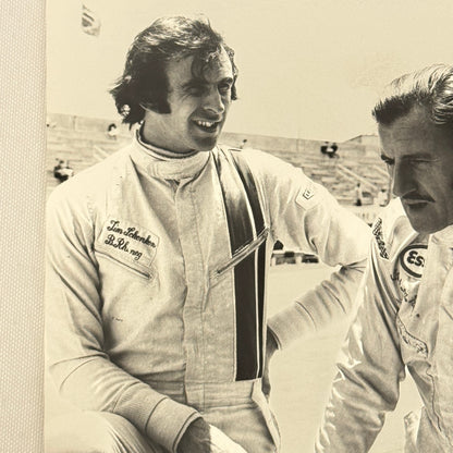Vintage Racing Photo 1971 Interlagos F2 Race Graham Hill Tim Schenken Motorsport