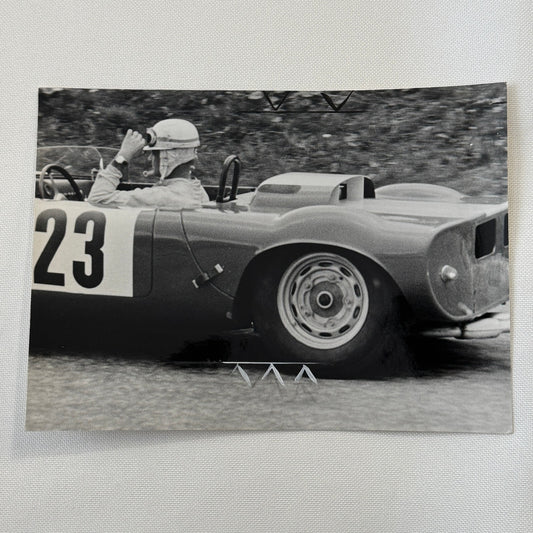 Vintage Racing Car Driver Photo Photograph Print Ulf Von Malberg