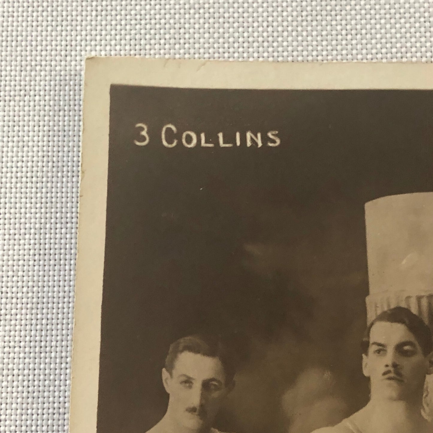 Circus Performer Acrobats Dancer Troupe RPPC Real Photo Postcard 3 Collins
