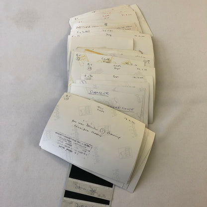 Vintage Daimler Barn Find Junk Yard Car Part Photo Photograph Lot of 52