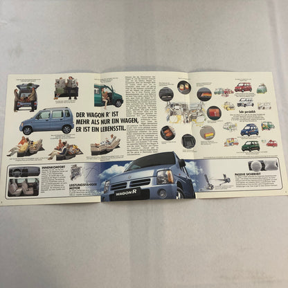 Suzuki Wagon R Car Sales Brochure Catalog GERMAN Text European Market