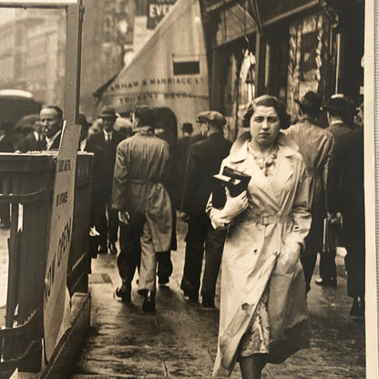 Vintage Press Photo Photograph London Chancery Lane Tube Station Entrance 1934