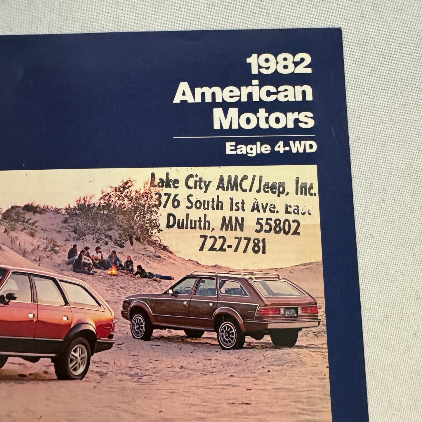 1982 AMC American Motors Eagle 4WD Sales Brochure Catalog Advertising