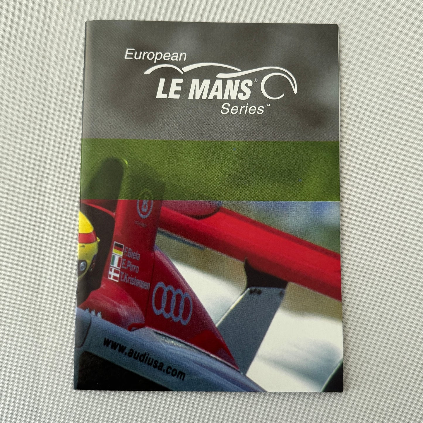 2001 European LeMans Racing Poster Audi Car