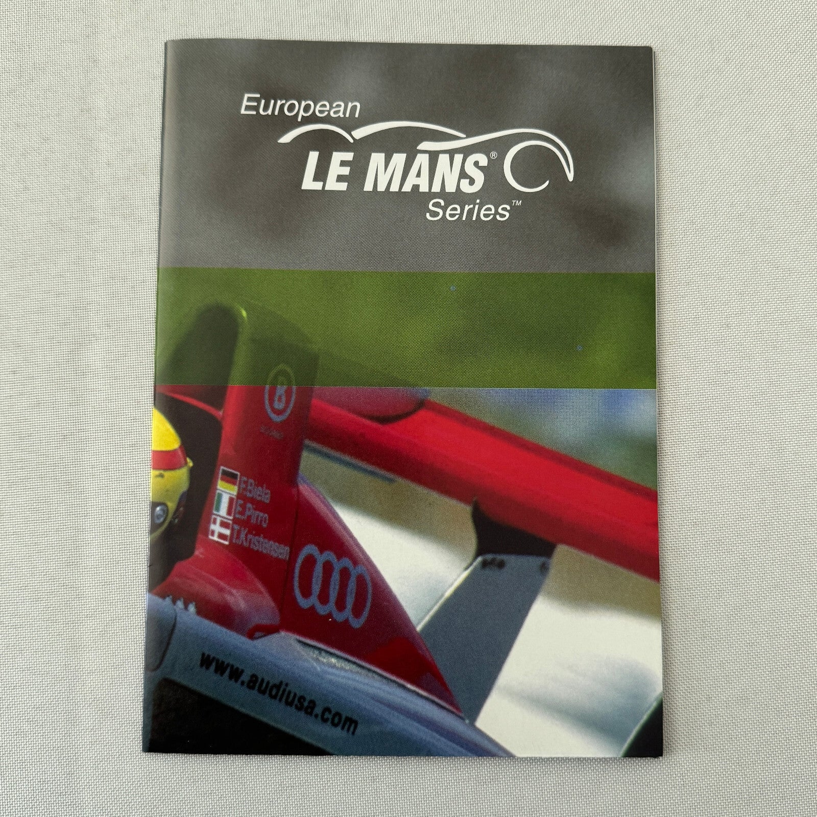 2001 European LeMans Racing Poster Audi Car