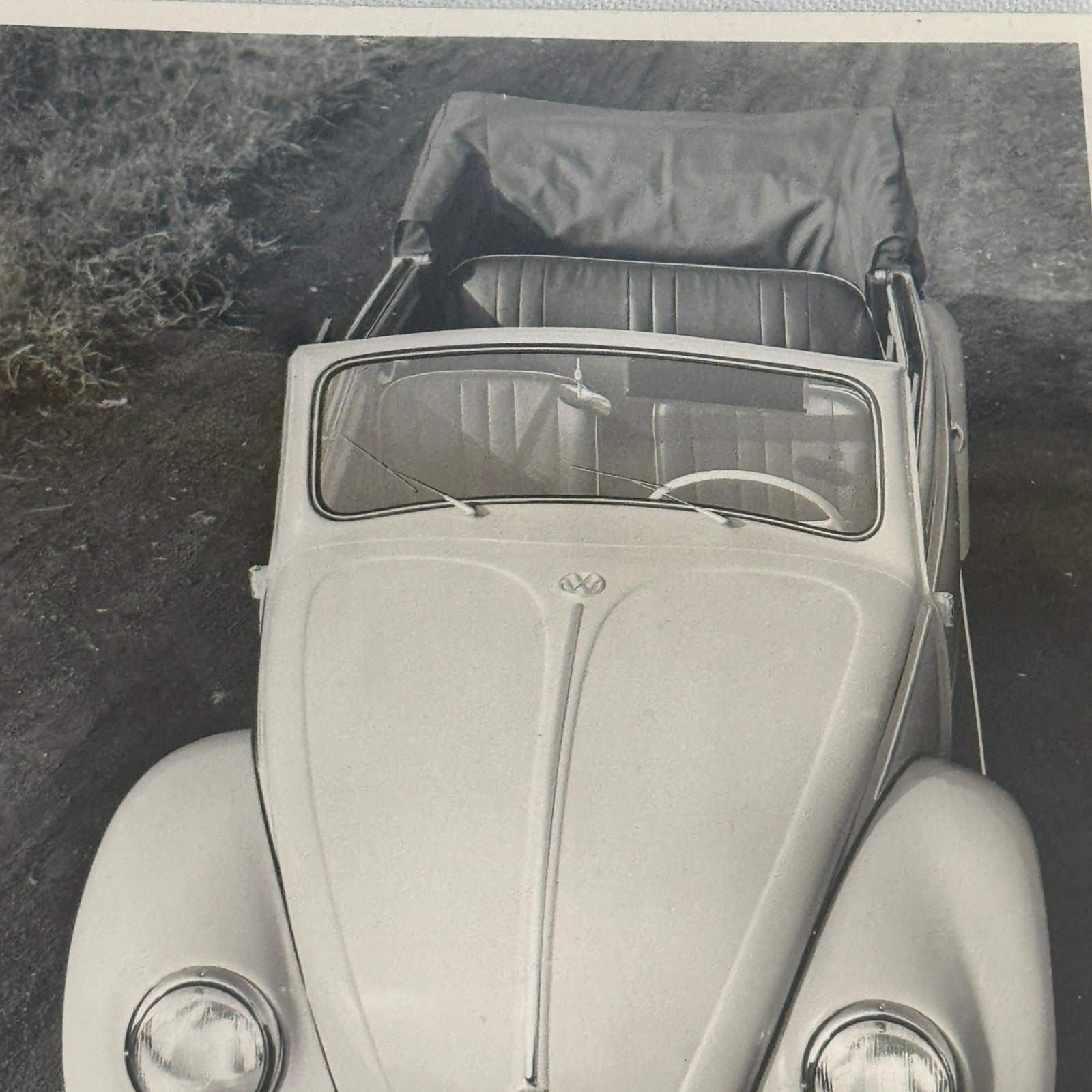 Vintage Volkswagen Beetle Convertible Cabriolet VW Automobile Photo Photograph