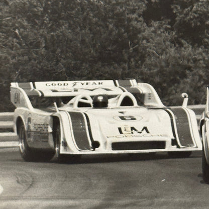 Vintage Porsche Racing Car Photo Photograph
