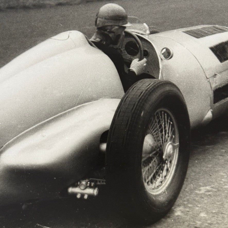 Vintage Racing Photograph Peter Collins 1958 Oulton Park Modern Print