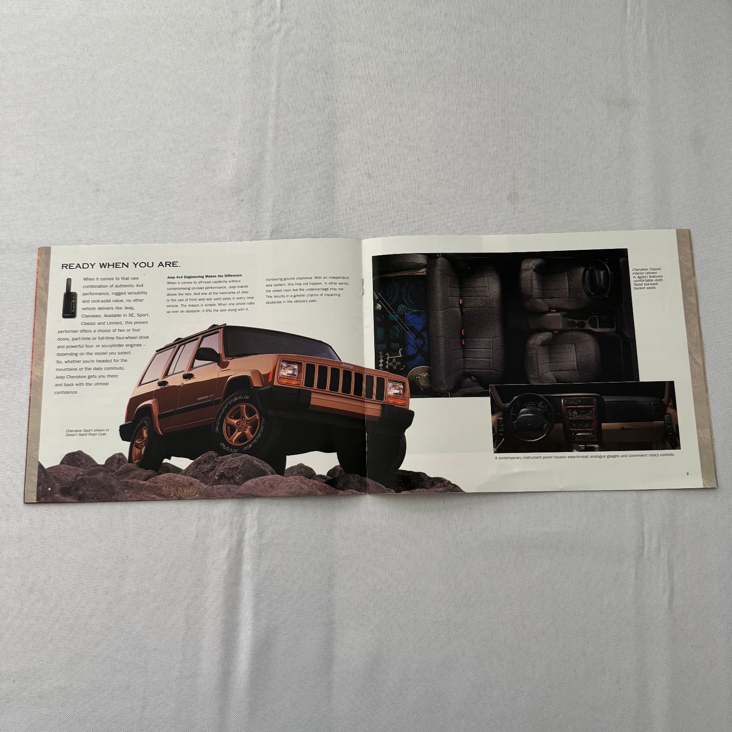 1999 Jeep Sales Brochure Catalog Grand Cherokee TJ Canadian