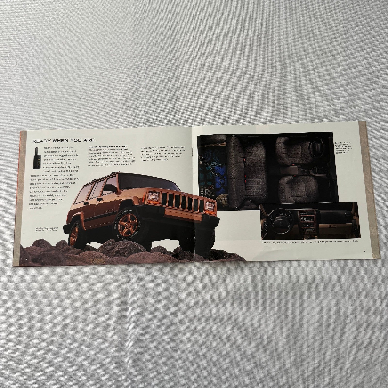 1999 Jeep Sales Brochure Catalog Grand Cherokee TJ Canadian