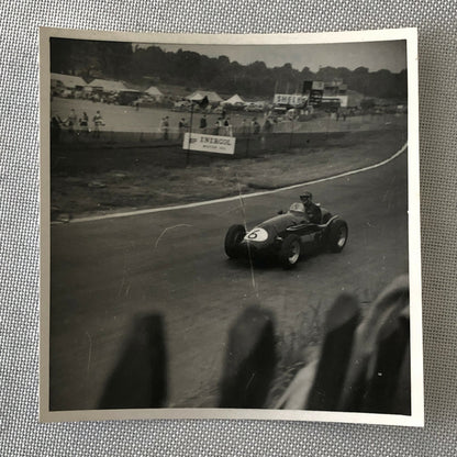Vintage Racing Car Photo Photograph Print - 1954 Crystal Palace Connaught Car 
