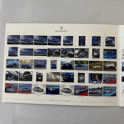 2014 Maserati Press Kit Brochure CD Quattroporte Coupe GT Spyder MC12 +