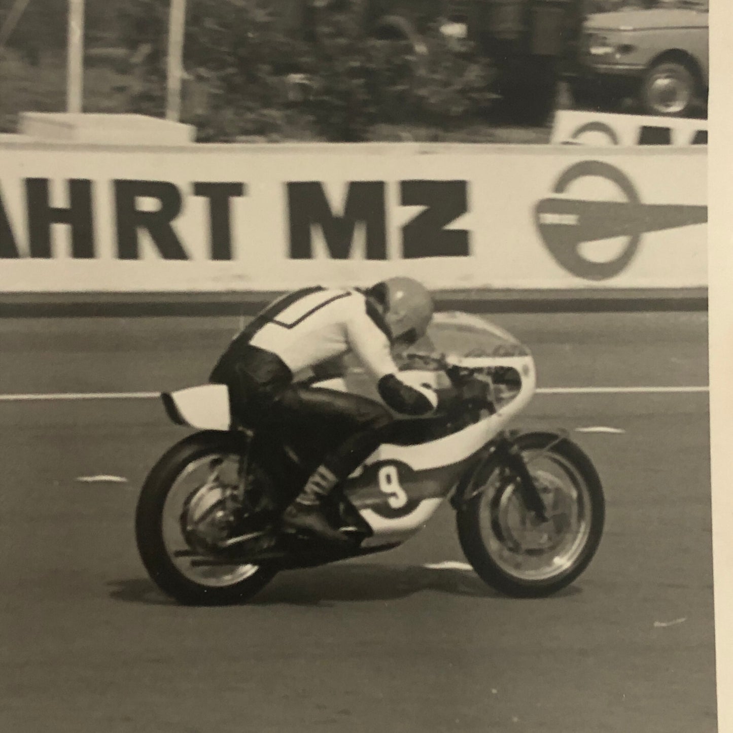 Vintage Motorcycle Racing Photo photograph Yamaha Rodney Gould Koivuniemi