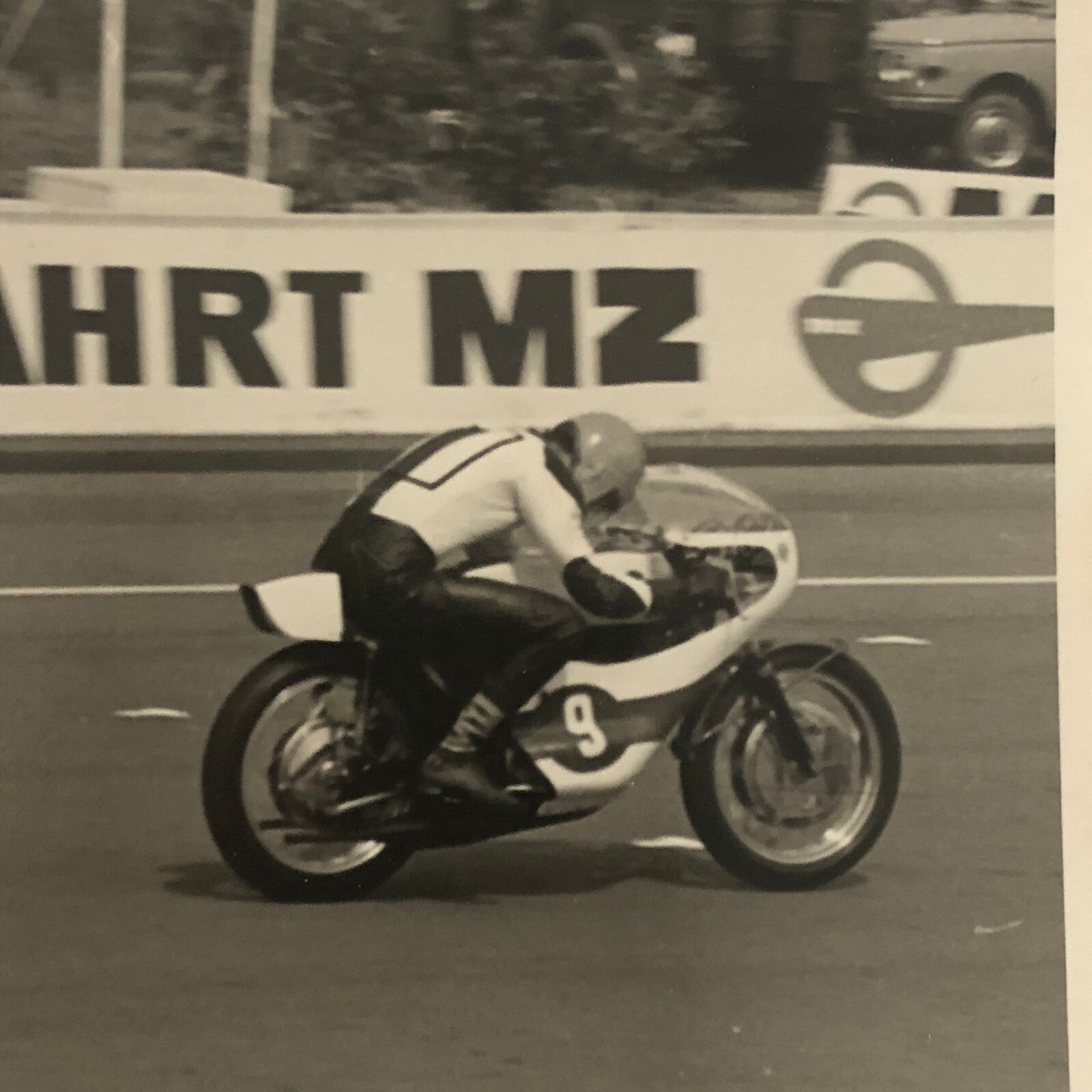 Vintage Motorcycle Racing Photo photograph Yamaha Rodney Gould Koivuniemi