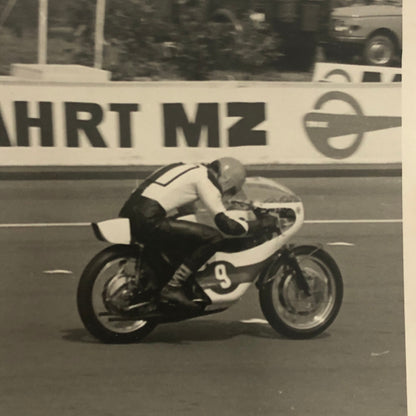 Vintage Motorcycle Racing Photo photograph Yamaha Rodney Gould Koivuniemi